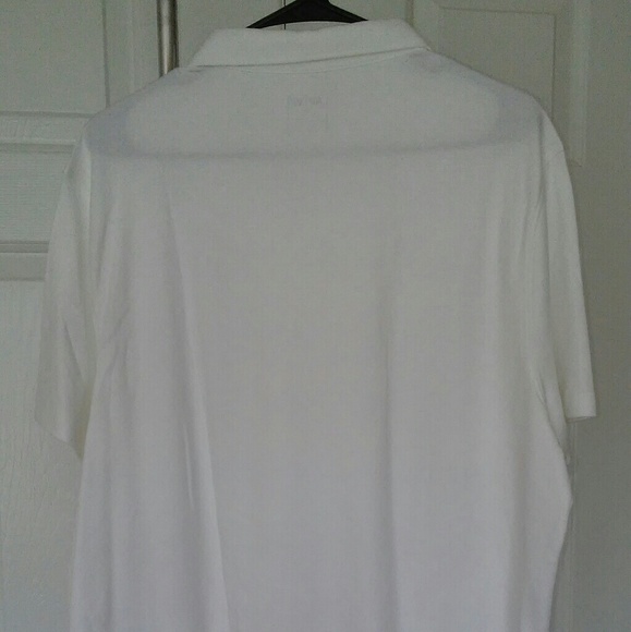 Apt 9 Men's White Polo 100% Cotton Shirt - Picture 4 of 8